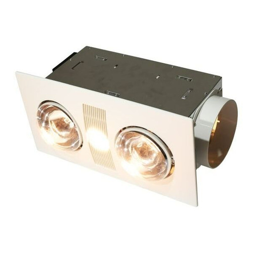 ClearGlow Heat Lamp Extractor Unit With LED Centre Light FH708LED