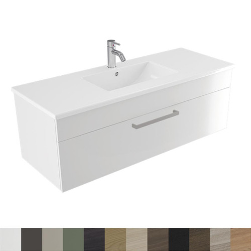 Lara Cabinet Wall Hung 1200mm Vitreous China Top