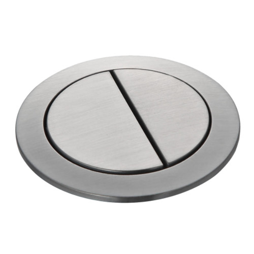 Tornado Zero Rim Flush Button Brushed Nickel