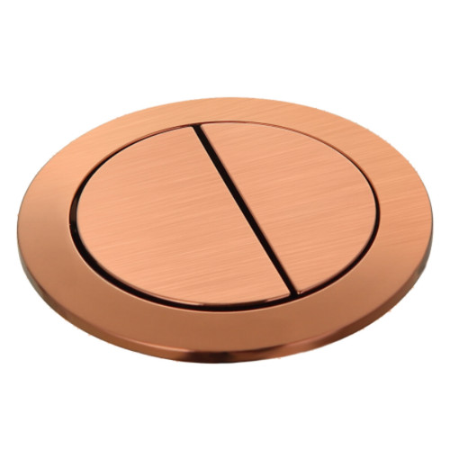 Tornado Zero Rim Flush Button Brushed Rose Gold