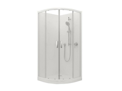 Elite Round Sliding Shower Black Centre 706768A-RRW-BL