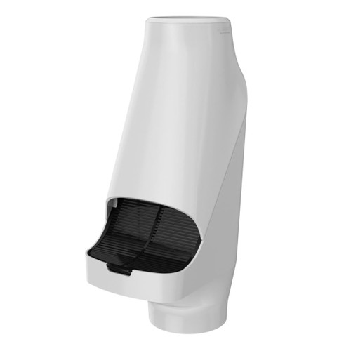 Curve Leaf & Debris Diverter Gull Grey