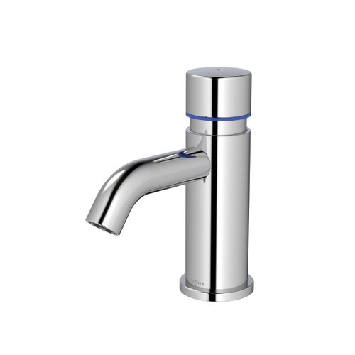 Civic Hob Push Timed Flow Tap Chrome Plated Lead Free
