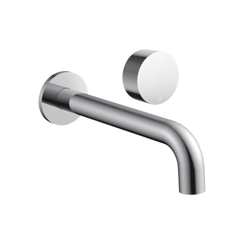 Lente Basin/Bath Mixer 2 Tap Hole Wall Chrome Lead Free