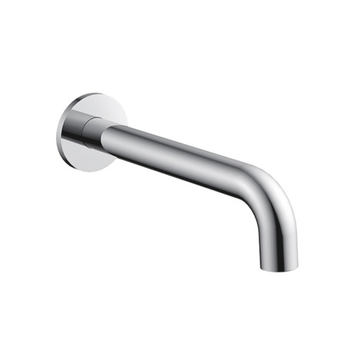 Lente Wall Basin/Bath Spout 200mm Chrome Lead Free