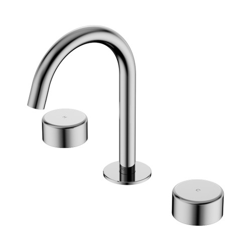 Serenity Basin Set Arc Spout With Metal Handle Chrome