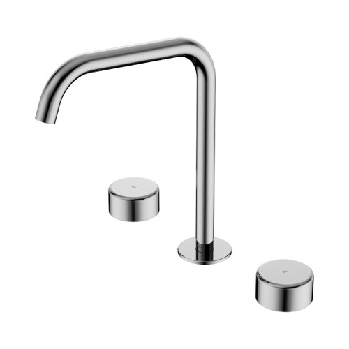 Serenity Bath/Kitchen Set Edge Spout With Metal Handle Chrome