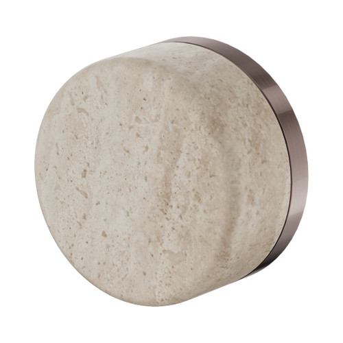 Serenity Progressive Shower Mixer With Rome Travertine Handle Brushed Bronze