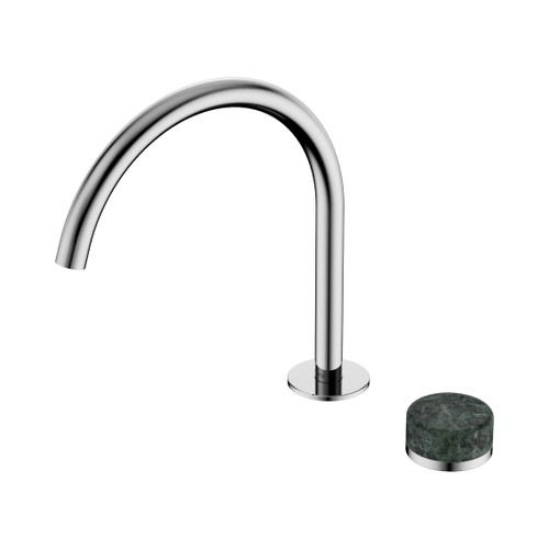 Serenity Progressive Bath/Kitchen Mixer Arc Spout With Verde Alpi Handle Chrome