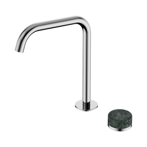 Serenity Progressive Bath/Kitchen Mixer Edge Spout With Verde Alpi Handle Chrome