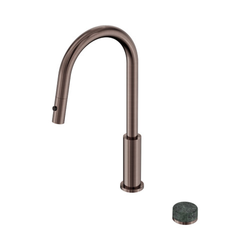 Serenity Progressive Pull Out Kitchen Set With Verde Alpi Handle Brushed Bronze