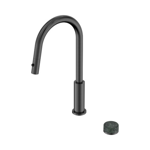 Serenity Progressive Pull Out Kitchen Set With Verde Alpi Handle Gun Metal