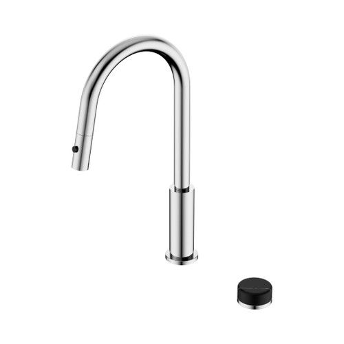 Serenity Progressive Pull Out Kitchen Set With Marquina Black Handle Chrome