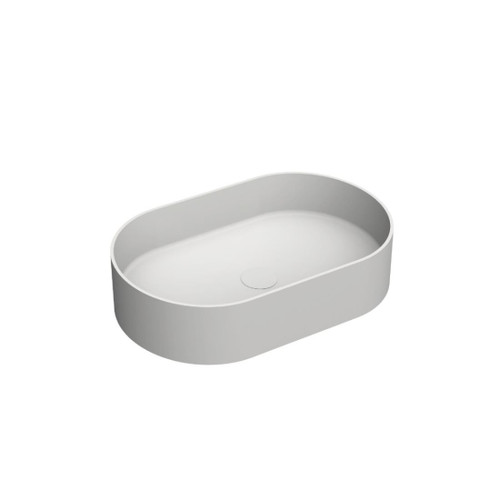 Urban Vessel Basin Ellipse Ultra Thin Matte White