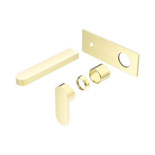 Ecco Wall Basin/Bath Mixer Trim Kits Only Brushed Gold
