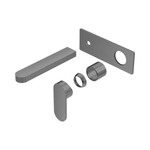 Ecco Wall Basin/Bath Mixer Trim Kits Only Gun Metal