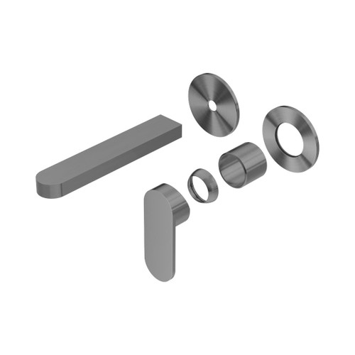 Ecco Wall Basin/Bath Mixer Separate Back Plate Trim Kits Only Gun Metal