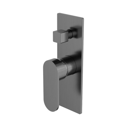 Ecco Shower Mixer With Divertor Gun Metal