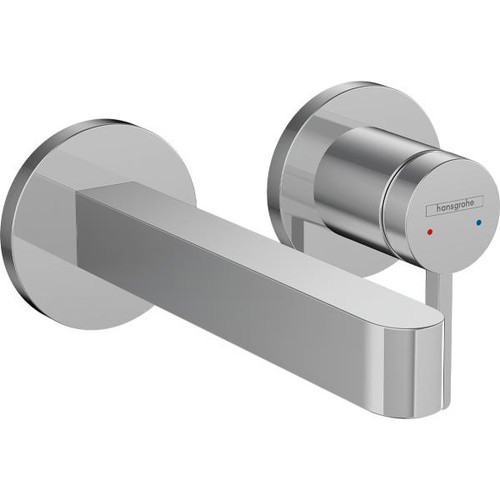 Main Image Finoris Basin Mixer Wall Mount 165 Chrome