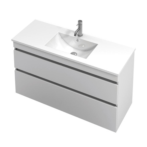 Lulu Vanity 46 1200 2 Drawer Wall (F2) Woodgrain/Colour Rubik