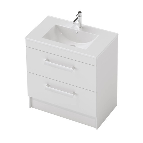 Riva Classic Floor Standing Vanity 750 2 Drawers Woodgrain 1043-WG