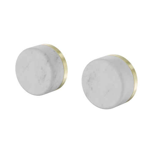 Serenity Wall Top Assembly With Carrara Handle Brushed Gold