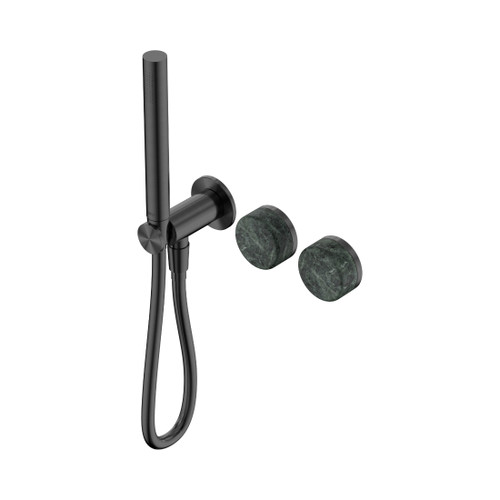 Serenity Progressive Shower System With Verde Alpi Handle And Slim Shower Gun Metal