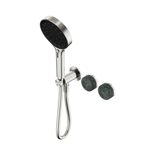 Serenity Progressive Shower System With Verde Alpi Handle And Hand Shower Brushed Nickel