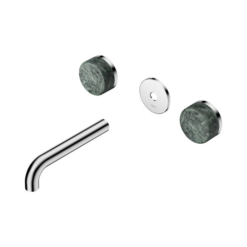 Serenity Wall Basin Set 160mm Spout With Verde Alpi Handle Trim Kit Only Chrome