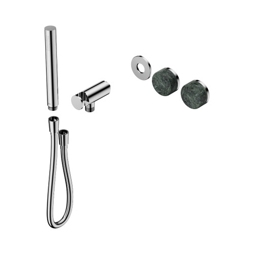 Serenity Progressive Shower System With Verde Alpi Handle And Slim Shower Trim Kit Only Chrome