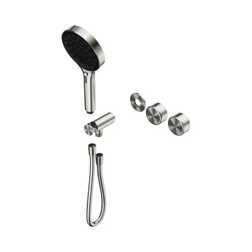 Serenity Progressive Shower System With Metal Handle And Hand Shower Trim Kit Only Brushed Nickel