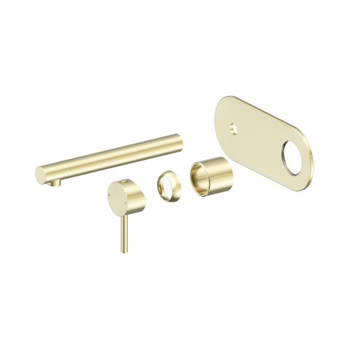 Dolce II Wall Basin/Bath Mixer Trim Kits Only Brushed Gold