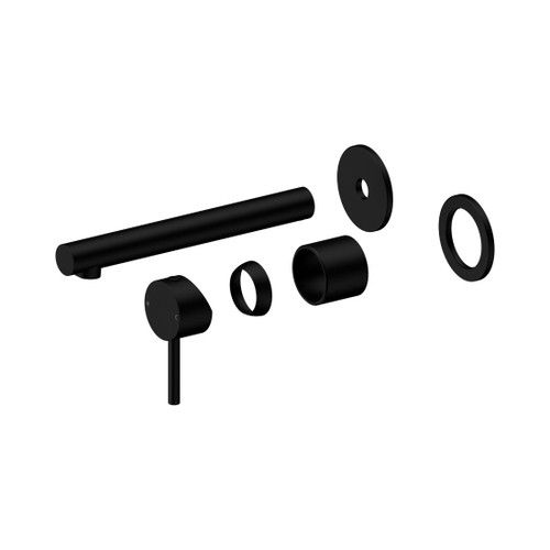 Dolce II Wall Basin/Bath Mixer Separate Back Plate Trim Kits Only Matte Black