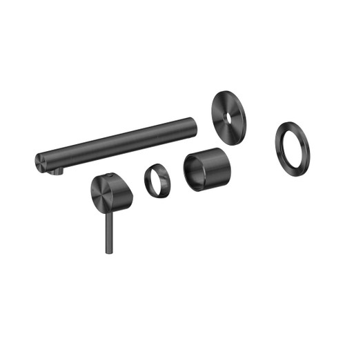 Dolce II Wall Basin/Bath Mixer Separate Back Plate Trim Kits Only Gun Metal