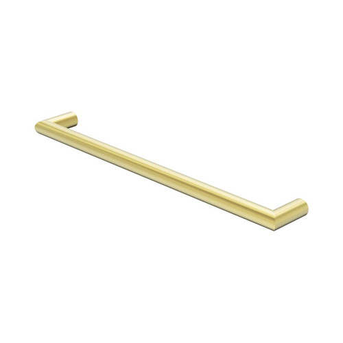 Mecca Towel Rail 240V Single Heated Brushed Gold