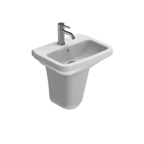 Elevate Wall Basin With Shroud 45 Round