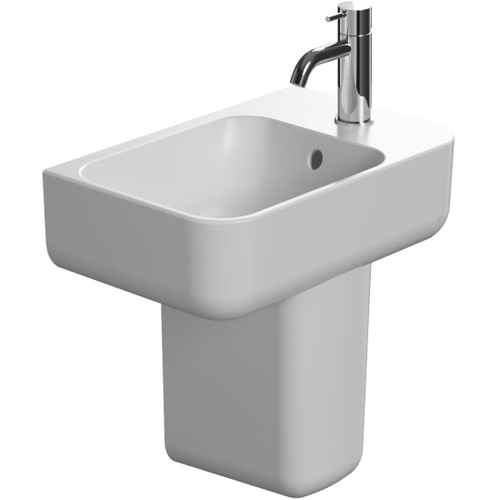 Elevate Slim Wall Basin With Shroud 450 x 290mm