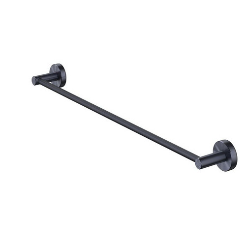 Turoa Towel Rail 600mm 1 Rail Brushed Gun Metal TUST600GM