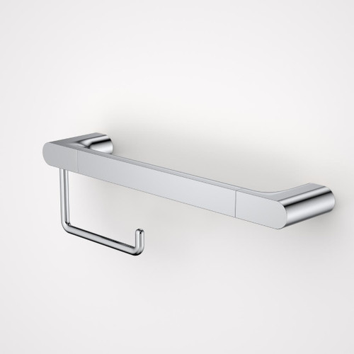 Urbane II Universal Rail 400mm With Toilet Roll Holder Set Chrome