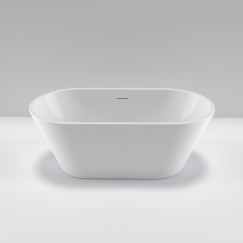 Basis Freestanding Bath 1500mm White Overflow