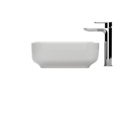 Tribute Above Counter Basin 600mm White No Taphole