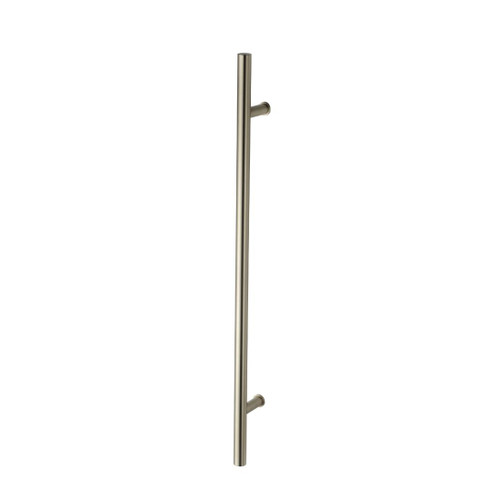 Aura Vertical Pole Towel Warmer 1000mm Brushed Brass