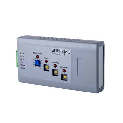 Supreme Urinal Flush Controller Autoflush Mains Powered Concealed With Stainless Steel Solenoid