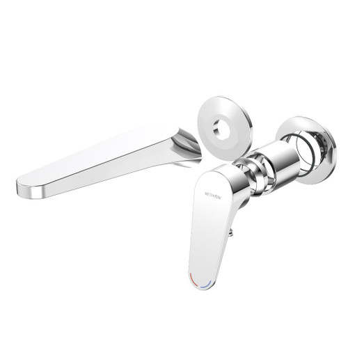 Maku MK2 Wall Basin/Bath Mixer Trim Kit 200mm Chrome