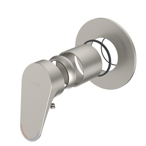 Maku MK2 Shower Mixer with Fastflow II Trim Kit Brushed Nickel