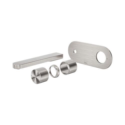 Pure Wall Basin/Bath Mixer SS316L Progressive Trim Kits Only Brushed Nickel