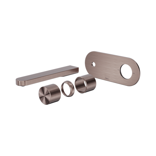 Pure Wall Basin/Bath Mixer SS316L Progressive Trim Kits Only Brushed Bronze