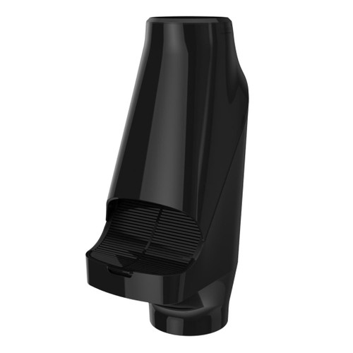 Curve Leaf & Debris Diverter Black