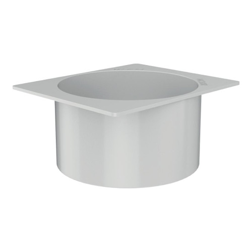 RP80 Stratus Dropper Outlet 80mm Gull Grey