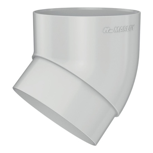 RP80 Stratus Bend M+F 80mm 43 Deg Gull Grey